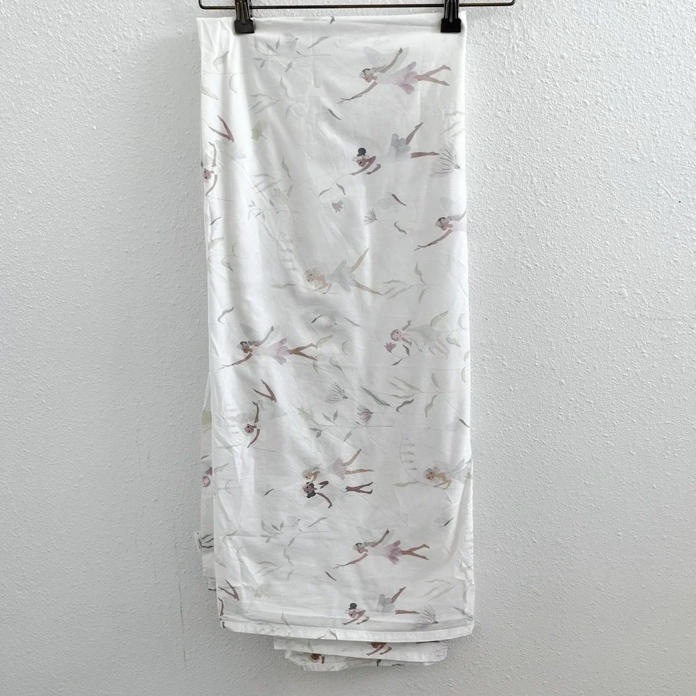 POTTERY BARN KIDS Talia Fairy Organic Flat Sheet